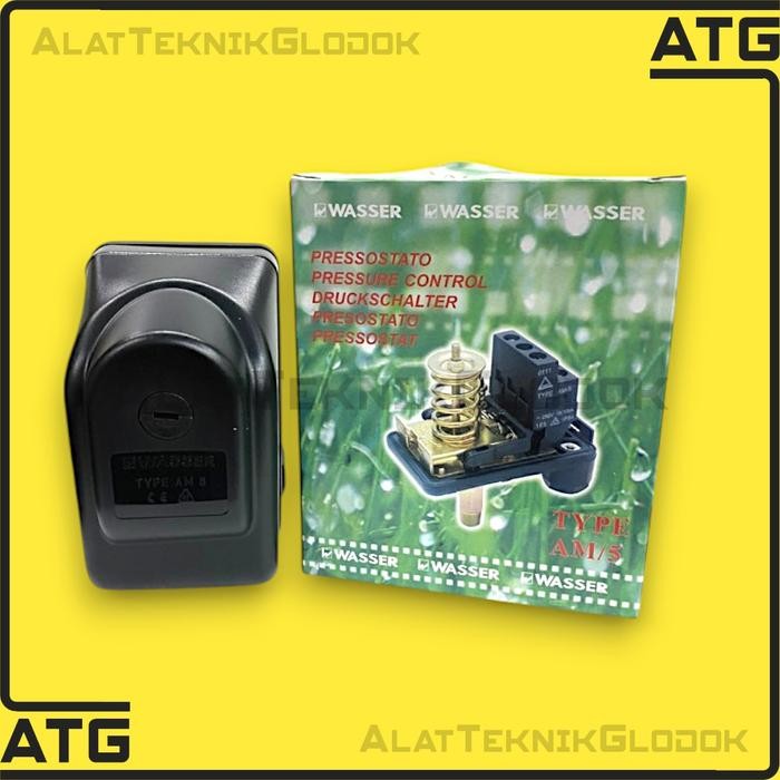 Terlaris OTOMATIS JETPUMP WASSER /PRESSURE SWITCH WASSER ASLI AM 5 SALE