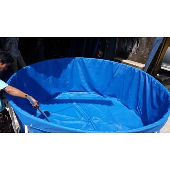 

TERBARU! kolam terpal bulat Diameter 5.T.150cm.Orchid