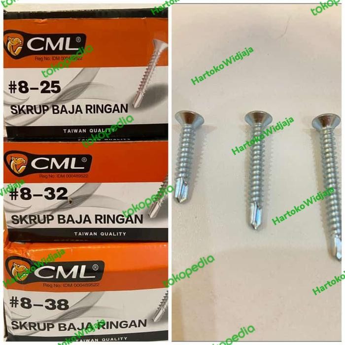 Skrup Baja Ringan 8X38 Isi 1000Pcs Camel/Baut Baja Ringan Roofing