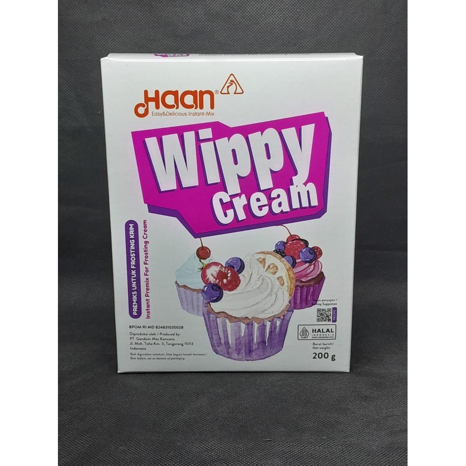 

Stok Baru Haan Wippy Cream 200 Gram