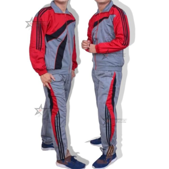 setia Setelan jaket training olahraga pria dan wanita - tracksuit set training jaket sport senam