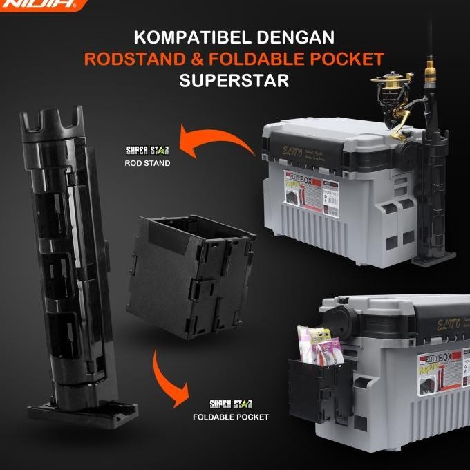 ELITO TACKLE BOX 6L dan 12L BOX PANCING BOX UMPAN PANCING