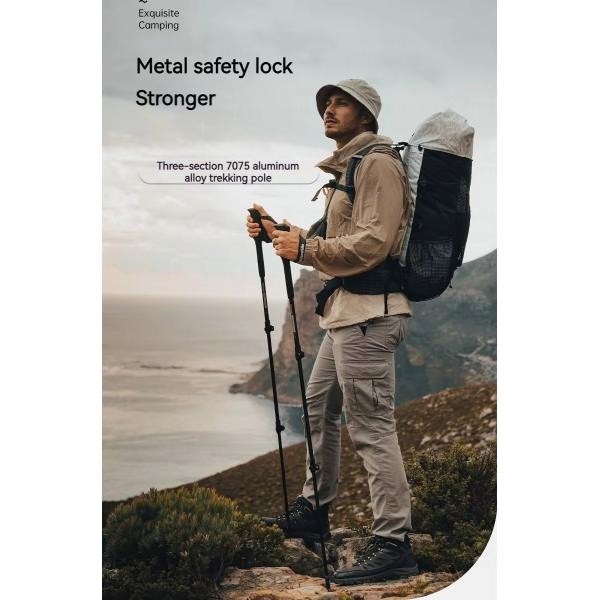 Naturehiike - Trekking Pole Duralumin Nh17D017-D Tongkat Pendaki Alloy