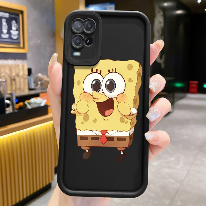 Casing Hp untuk OPPO A54 Case Hp Casing pola karakter kartun lucu Kasing HP Cesing mata Kesing Silik