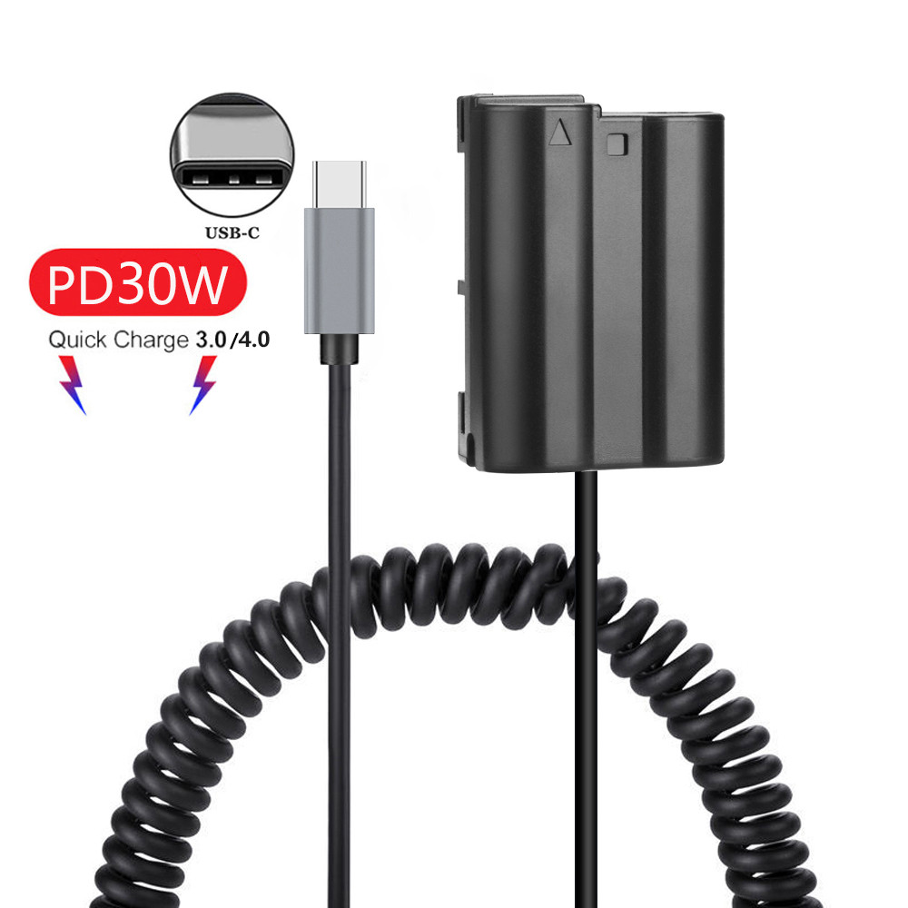 EN-EL15 Dummy Battery EP-5B USB-C Power Adapter DC coupler For Nikon