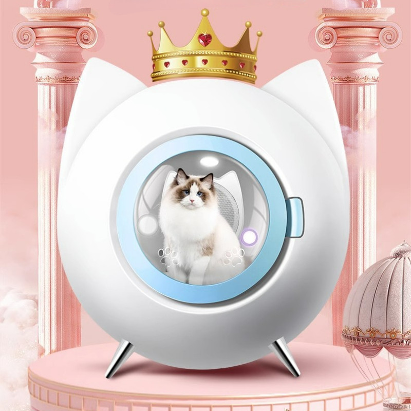 Pet Drying Box & Pet Sleeping Den Dog Hair Dryer Cat Bathing Household Water Blower Multifunctional 