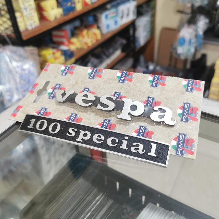 Emblem Set Vespa Pts 100 Special Dan Emblem Vespa Rms Original Italy