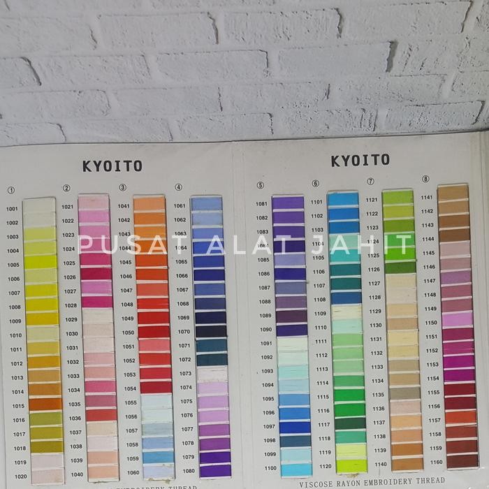 Astra Jakt - Benang Bordir Viscose Rayon Yarn Warna Warni Phoenix Asahi Premium