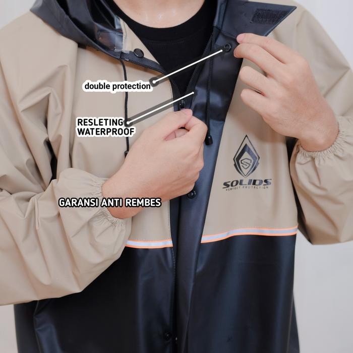 Jas Hujan Mantel Motor Garansi Anti Rembes press sealer