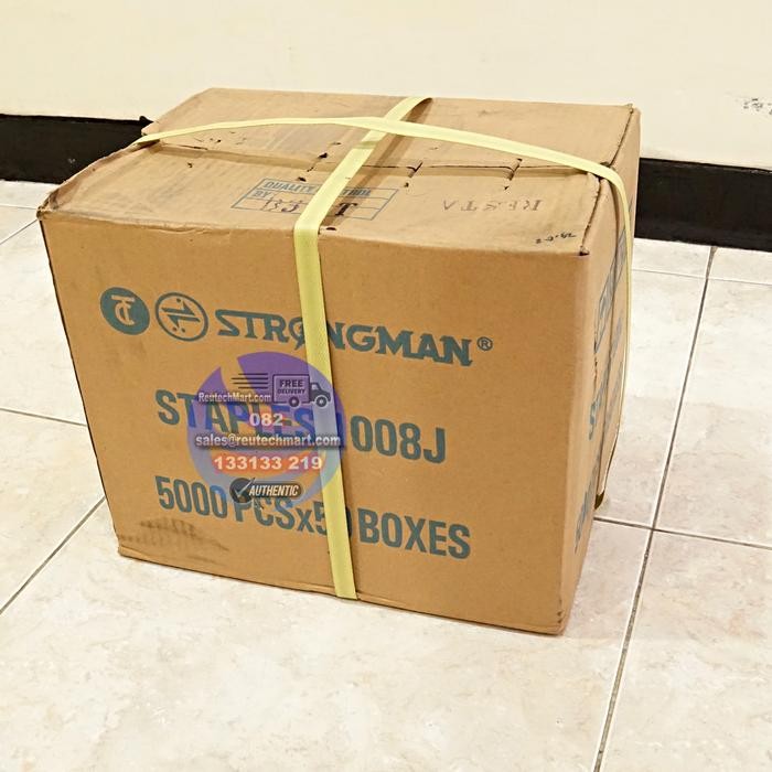 Strongman 1008J Staples Strongman 1008 J Staples 1008 1008J 1 karton isi 50 pack