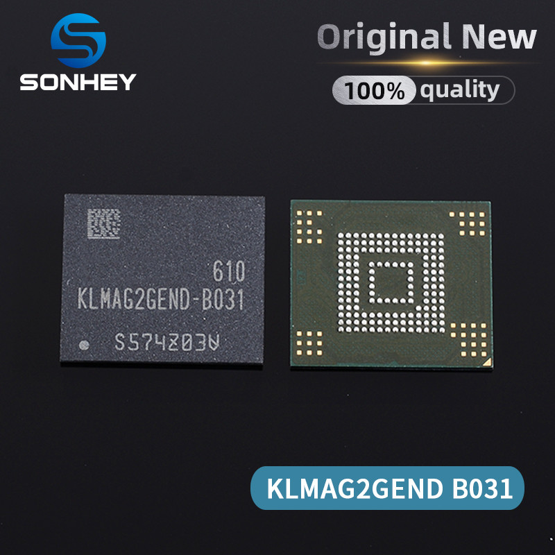 Rahmattshopp (5-10piece) 100% New Original KLMAG2GEND-B031 KLMAG2GEND B031 16GB BGA-153 EMMC Memory 