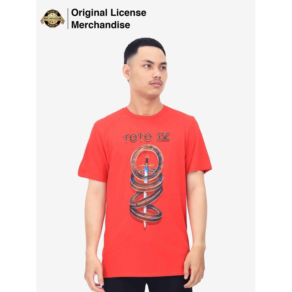 TOTO Iv Red Gildan Softstyle Kaos Band Original Pop Rock PHD Official best seller