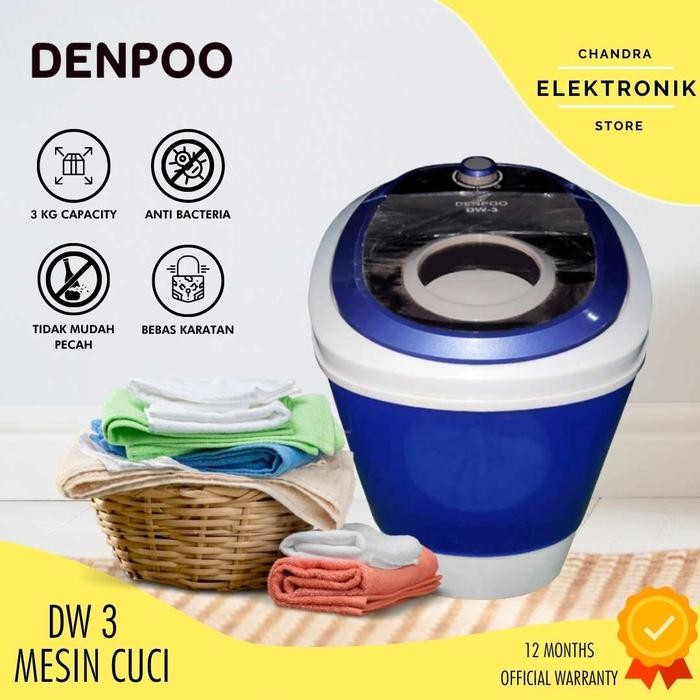 Denpoo Mesin Cuci Portable Mini DW3