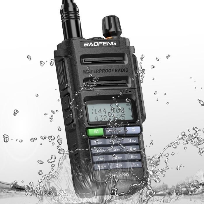 Ready Baofeng UV9r Pro Radio HT Waterproof IP68 Handy Talky Jarak Jauh Walkie Talkie BF UV 9R Pro