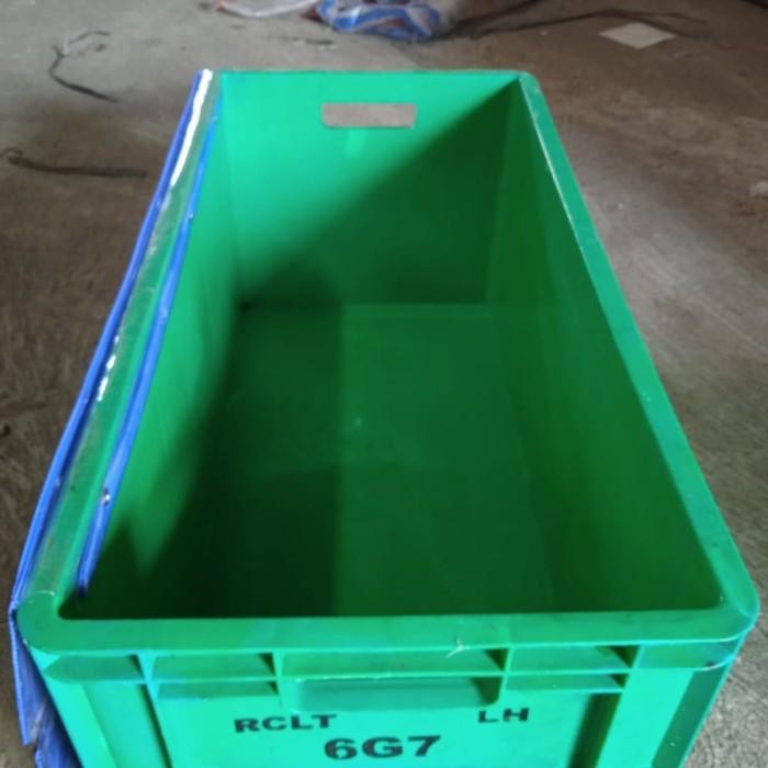 box plastik box reptile box tahu box kontainer plastik hijau 67x33x28