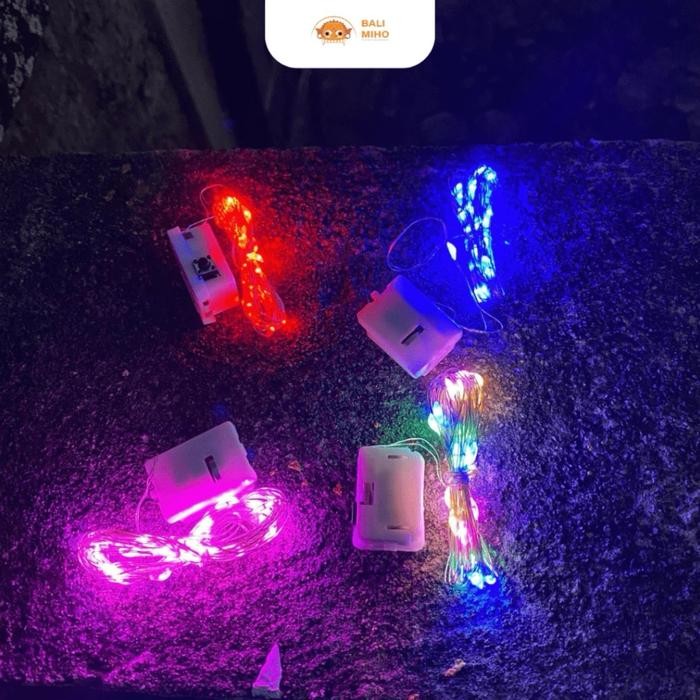 Lampu Layangan 2 meter - Lampu Layangan Kawat Baterai - Lampu Layang Layang Baterai - Lampu Layangan