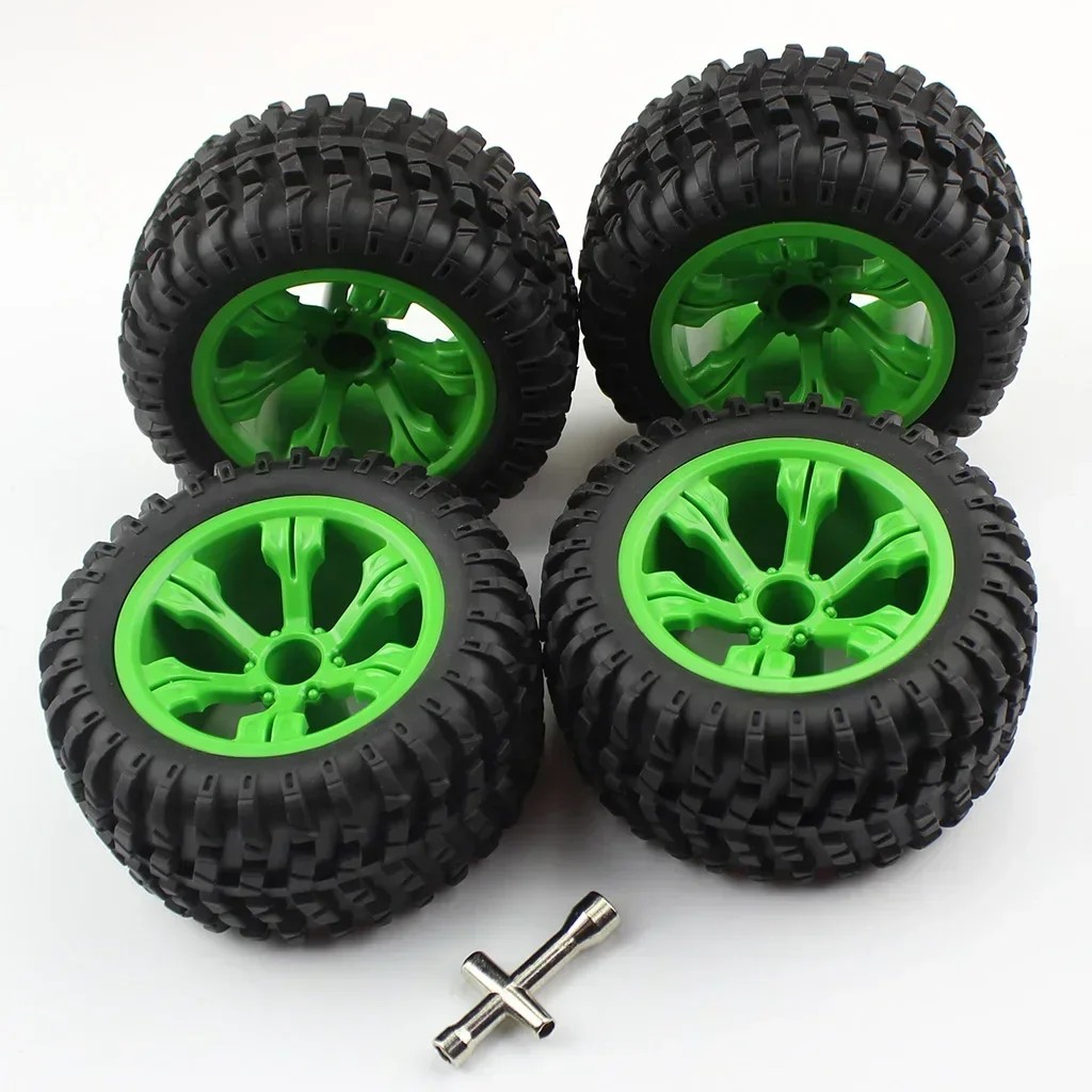IMPORT 1:12 Off-Road Car Wheel Rims RC Rubber Car Tires for WLtoys 12428 WLtoys 12427 RC Toy