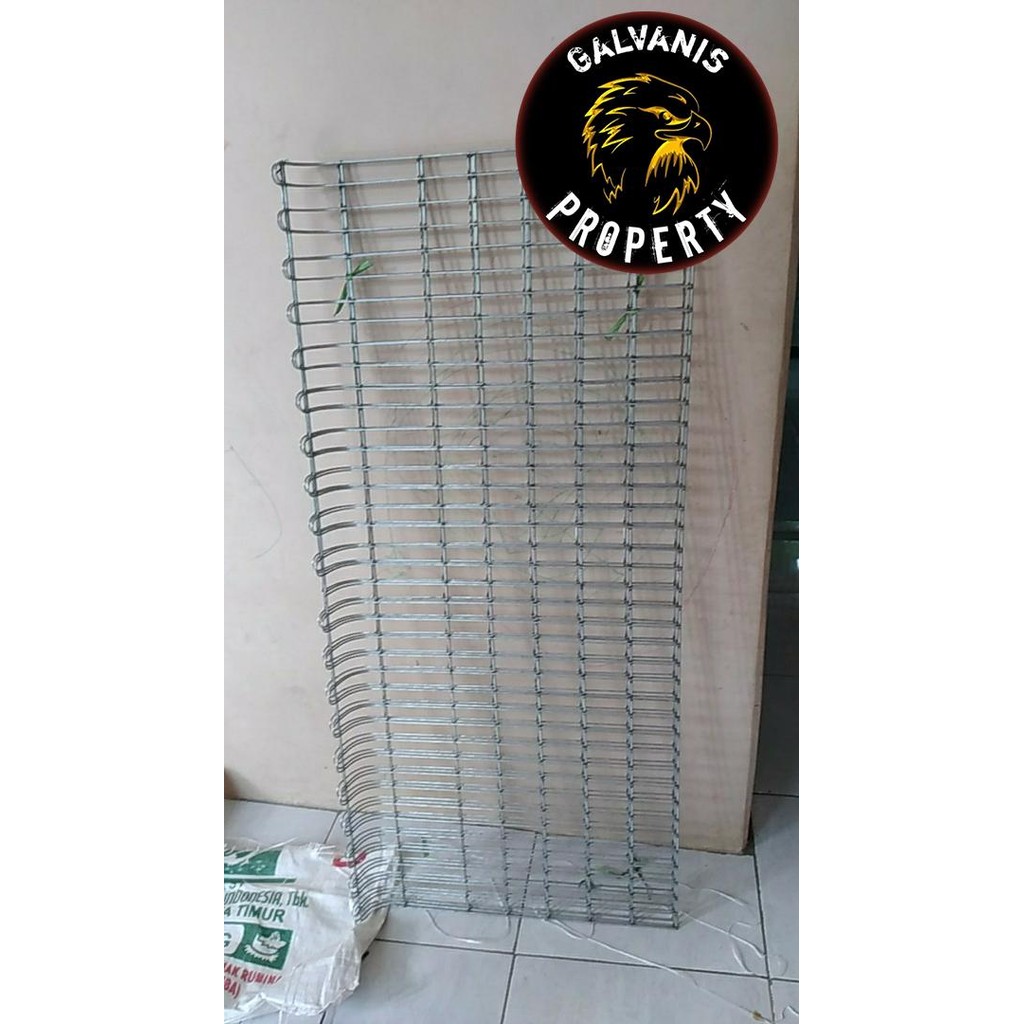 ALAS KANDANG AYAM PETELUR GALVANIS P120 cm / L 60 cm /ANCAK ALAS AYAM
