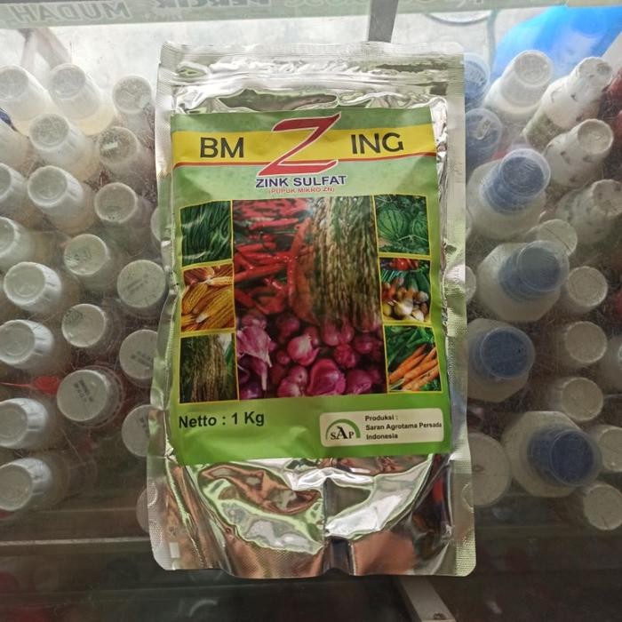 Maknyuss1 Bm Zing 1 Kg (Zing Sulfat 22%) Pupuk Mikro Zn