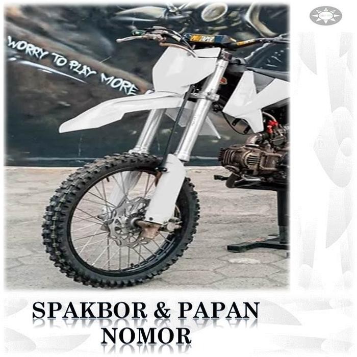 Spakbor depan ktm 85 2020 dan papan nomor ktm85 2020 HRV