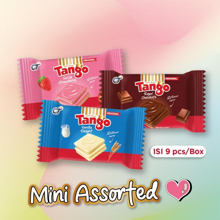 JAJANAJA- [Buy 1 Get1] - Tango Mini Assorted Lembang Park Zoo 36 Gram [Isi 9 Pcs]