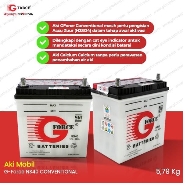 Gforce Ns40 - 32B20R / Ns40L 32B20L (32 Ampere) - Aki Mobil