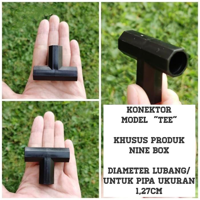 Siku konektor untuk rak sepatu cover / penyambung pipa rak sepatu