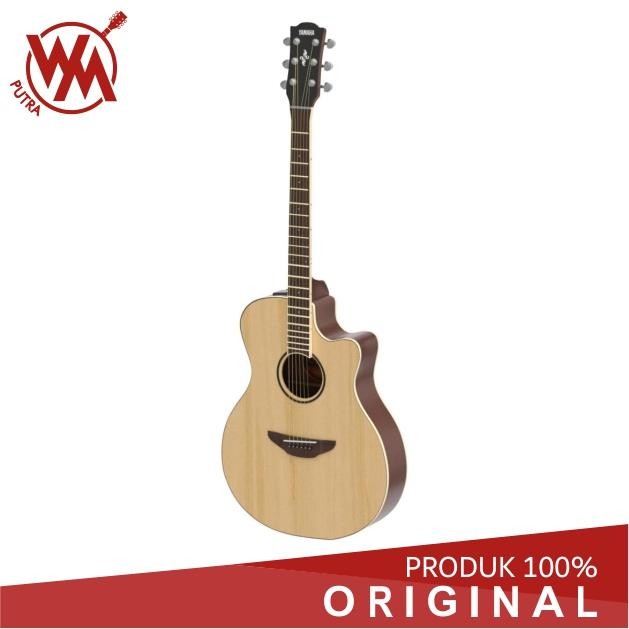 Yamaha Gitar APX 600 / APX600 / APX-600 - Natural + Softcase + 2 Pick