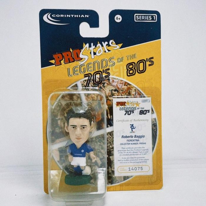 q9v5- Action Figure Original Corinthian Prostars Roberto Baggio Fiorentina