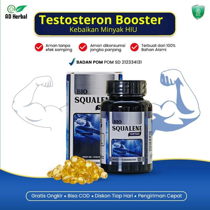 eoug- Obat Penambah Hormon Testosteron / Testorone Booster, Vitamin Testosteron Pria - Bio