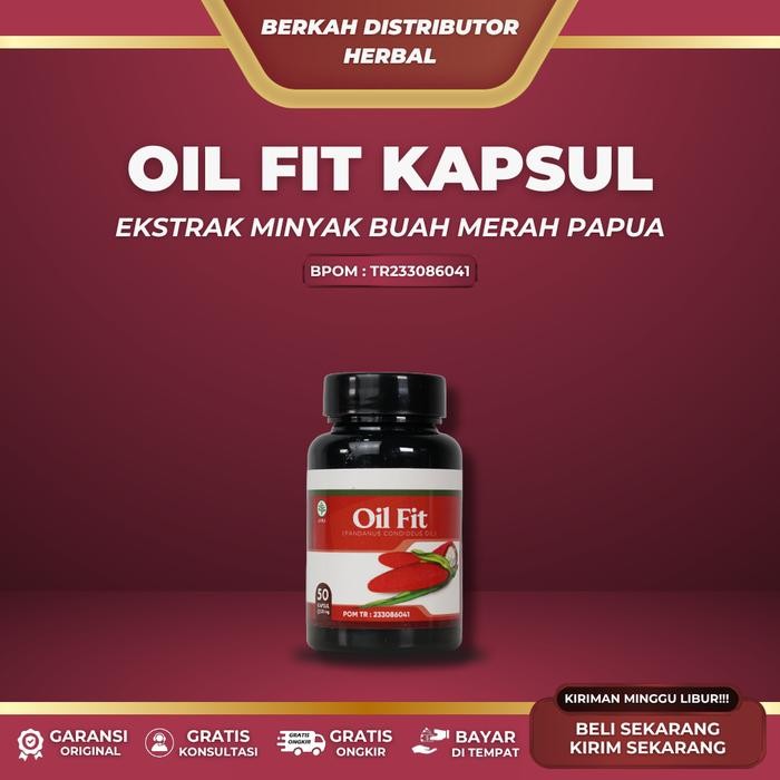 qja4- Oil Fit Kapsul Suplemen Kesehatan Meningkatkan Metabolisme Dan Multivitamin - Ekstrak