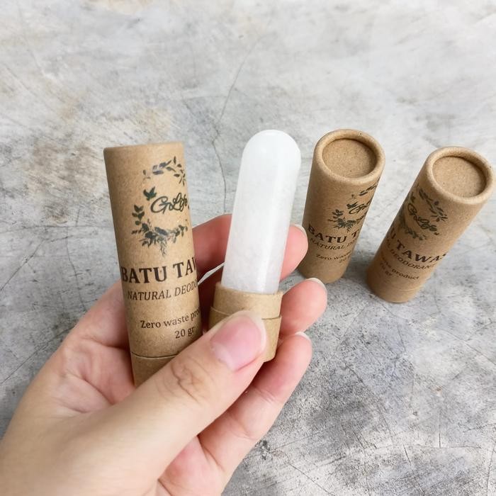 ZiZa- Travel Size Batu Tawas Stick Roll Natural Alami Membantu Menghilangkan Bau Badan Ramah