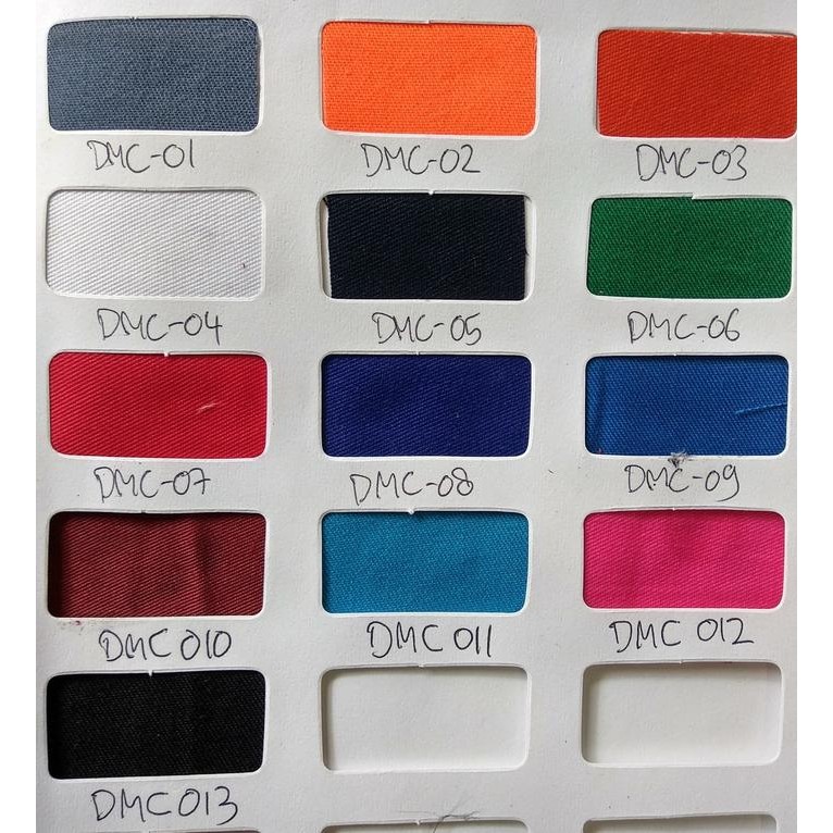 zefs- Kain Drill / Twill Pe (Kode : Dmc) Grosir