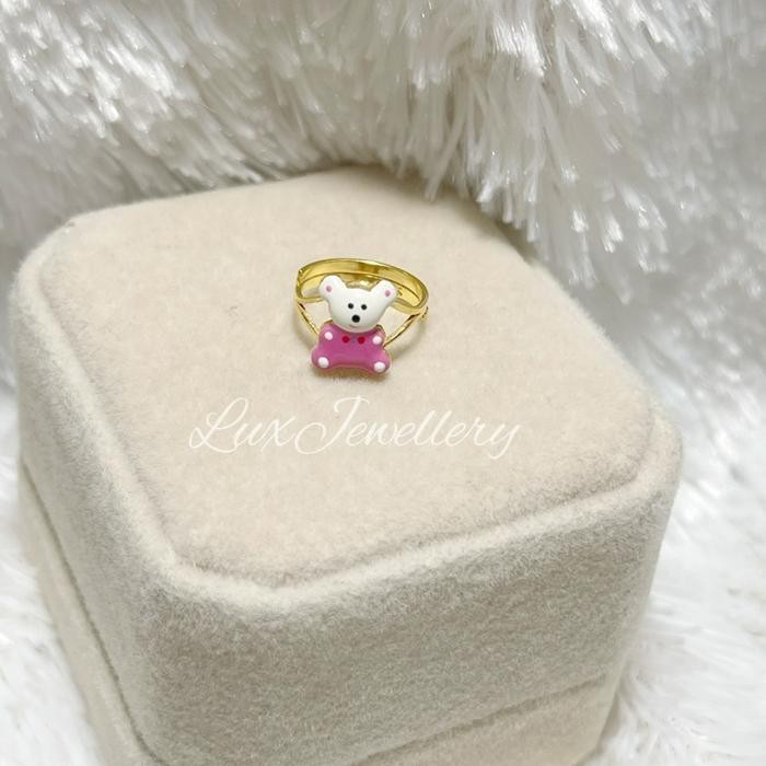 ahxj- Cincin Anak Setengah Gram + Cincin Anak Emas Muda + Cincin Anak Emas
