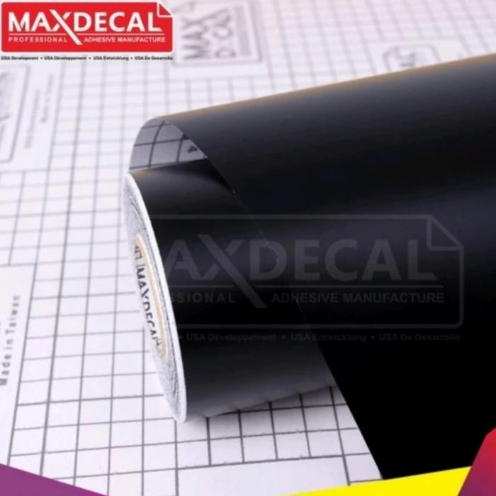 v0w1- Sticker Skotlet Max Decal Hitam Doff Untuk Background Aquarium