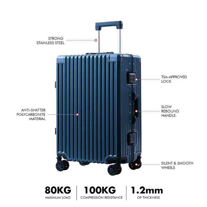 t01z- Koper Roaming Size Kabin Dan Bagasi Suitcase Luggage T004