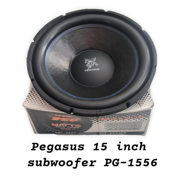 Subwoofer 15 Inch Pegasus PG-1556 Double Coil Pegasus 15" PG 1556 Speaker Mobil Car