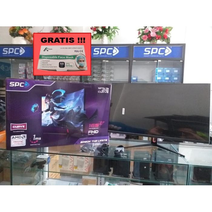 focx- Spc Led Pro Sm Curve 32" Full Hd Gaming Monitor 32 Inch 144Hz