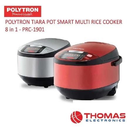 POLYTRON TIARA POT SMART MULTI RICE COOKER 8 IN 1 PRC-1901