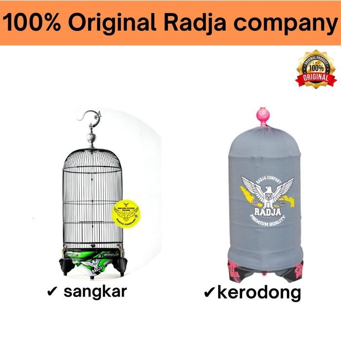 TERMURAH KANDANG SANGKAR RADJA DEKAL LOVEBIRD PVC - KANDANG BULAT LB BESI READY STOCK
