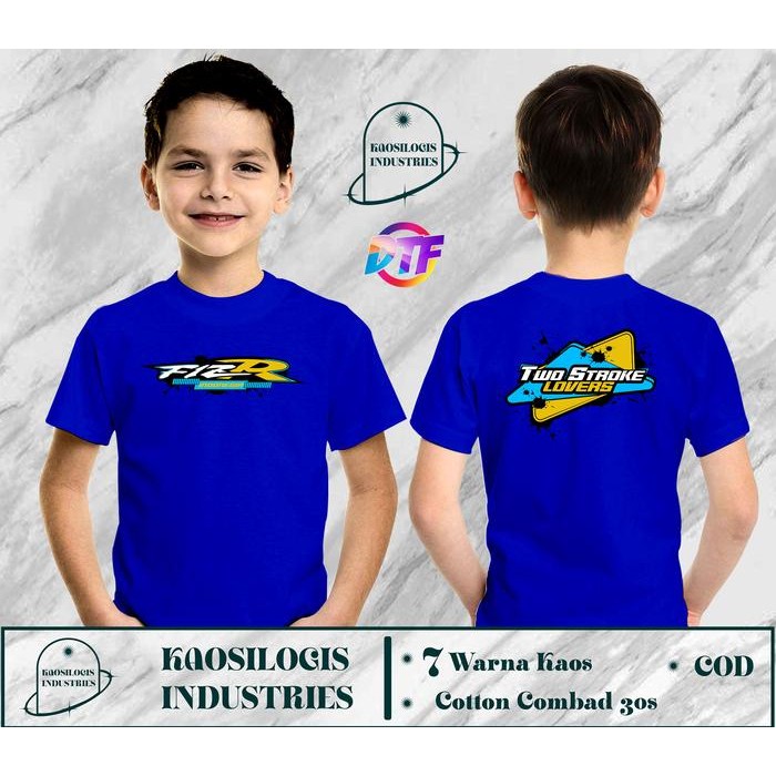TERLARIS Kaos Anak Baju Fiz R Indonesia 2 Tak Baju Sedulur FizR 2 Stroke Racing Combed 30s -