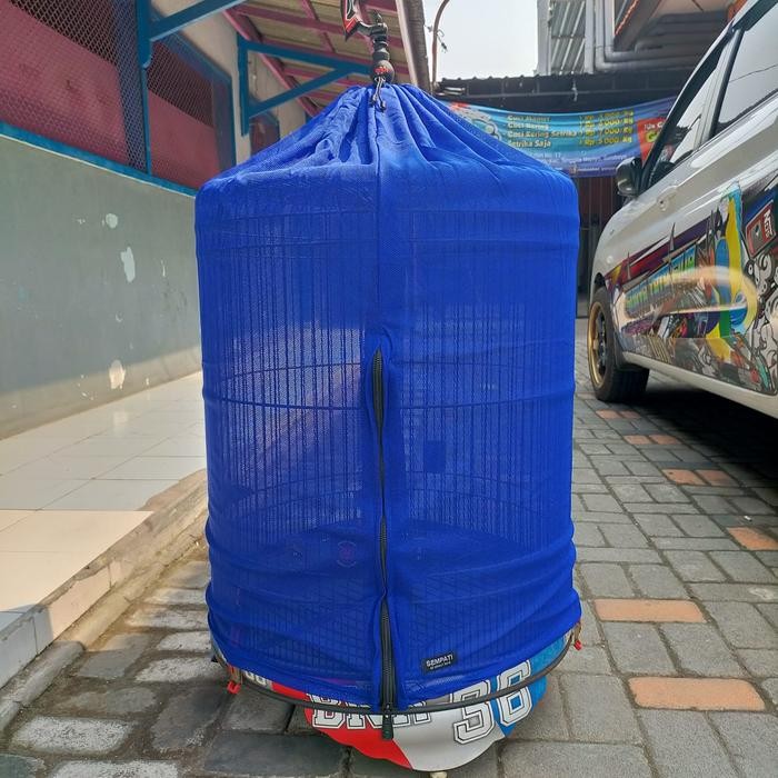 SIAPKIRIM krodong sangkar murai transparan ukuran no 1 2 3 tersedia warna putih hitam dan biru best