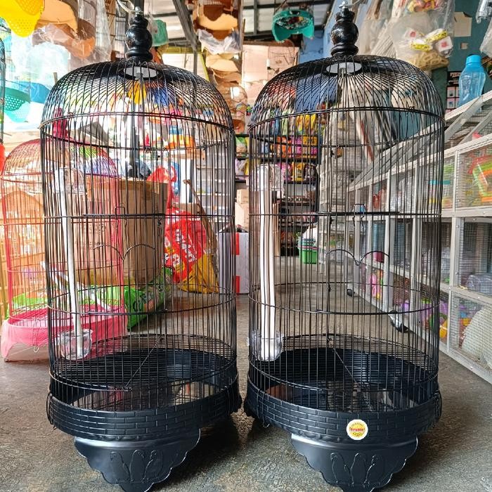 ASLI SANGKAR BESI OCTAGON SANGKAR DITER 33 SANGKAR LOVEBIRD KENARI READY STOCK
