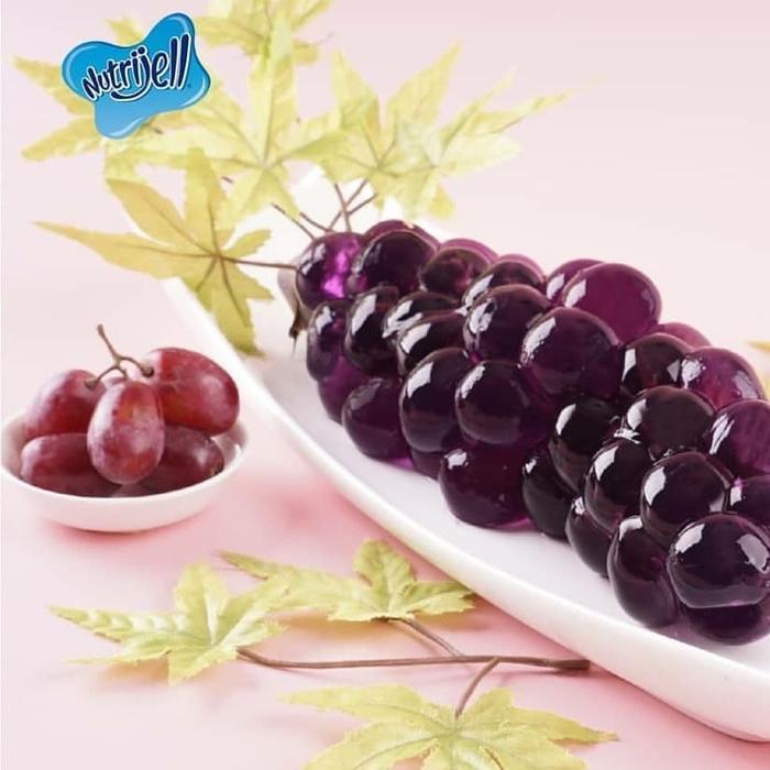 NUTRIJELL GRAPE. Nutrijell agar agar jelly konyaku. nutrijell regular