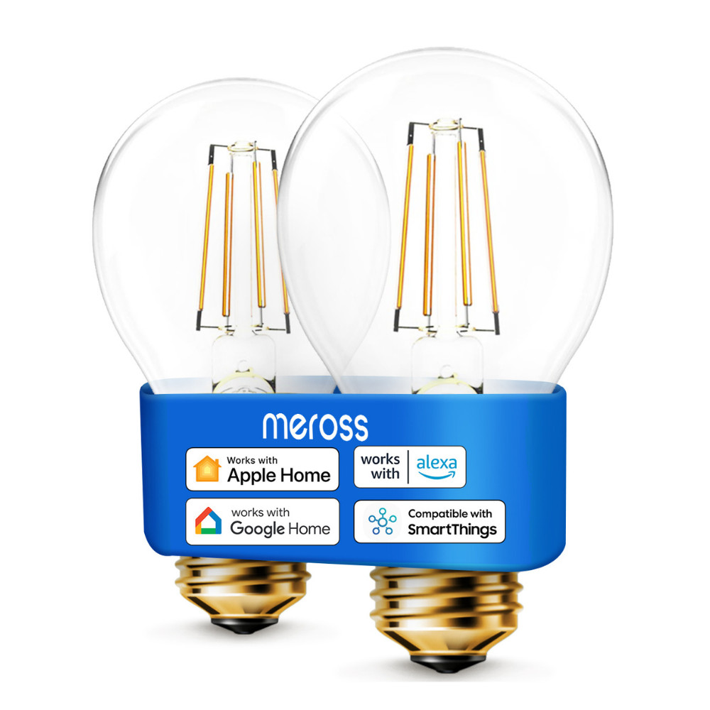Meross Wi-Fi Smart LED Bulb with Dimmable Light LED lamp E27 Vintage Energy Saving Bulb Support