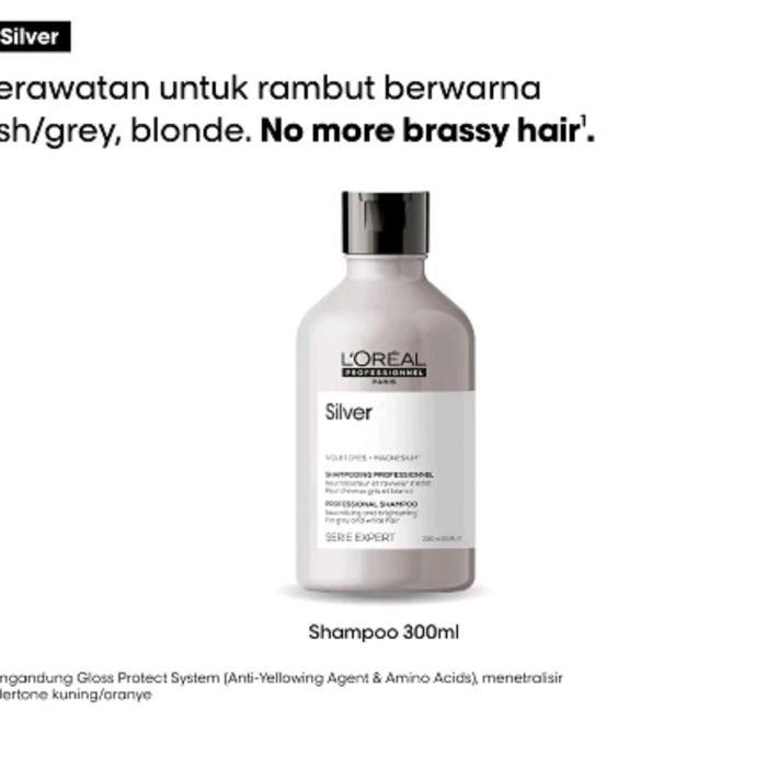 Shampo Loreal Serie Expert L'Oreal Magnesium Silver 300Ml Terbaruu