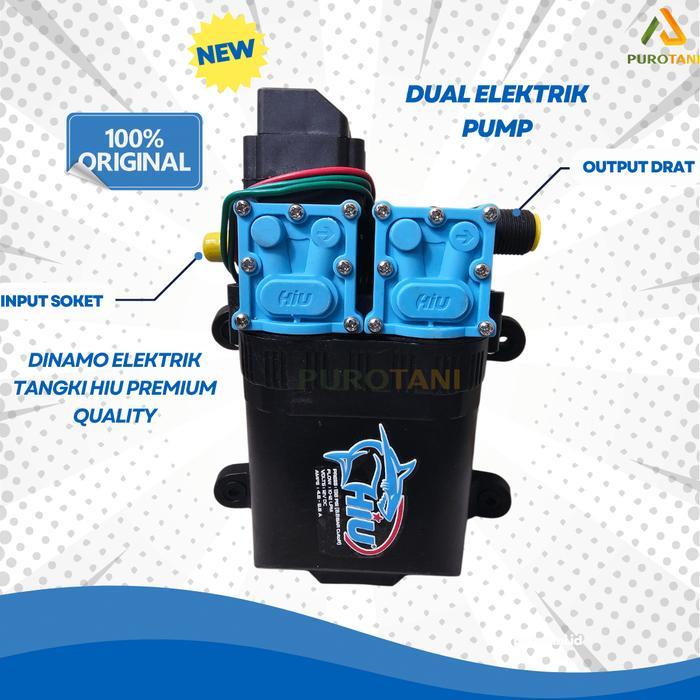 Pompa DC HIU Dual Pump Bigpump 138psi 8.8 Bar Dinamo Double Pompa 12 V