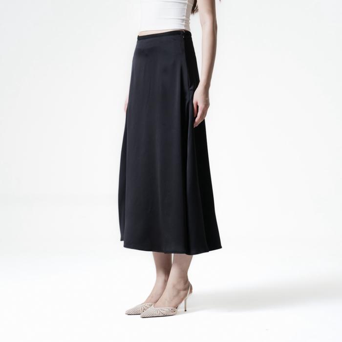 Mississippi Satin Skirt Bawahan Wanita Rok LIN000704M Hitam - L