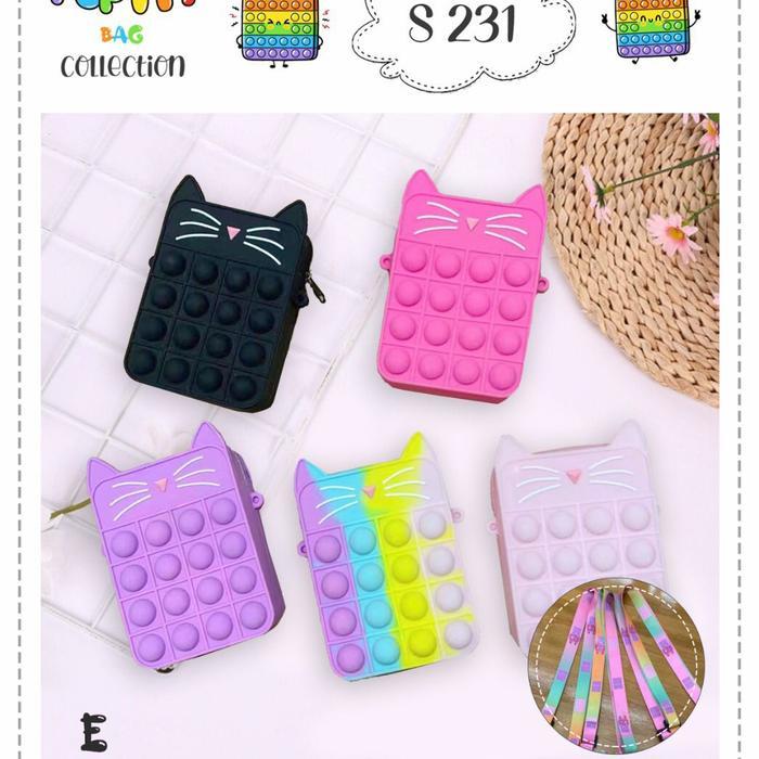 POP IT Bag / Tas Pop It Selempang Anak