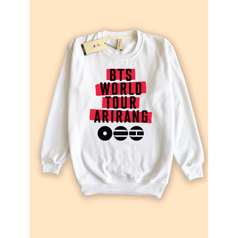 Sweater Sweatshirt BTS World Tour ARIRANG Official Merch Logo